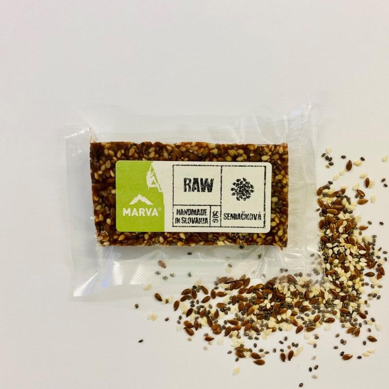 Surová tyčinka so semienkami RAW SEMIAČKOVÁ 50g