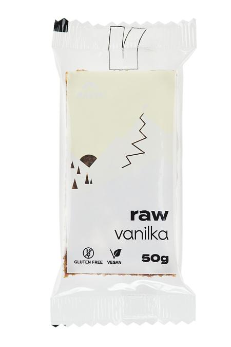 Surová tyčinka s mandľami a vanilkou RAW VANILKA 50g