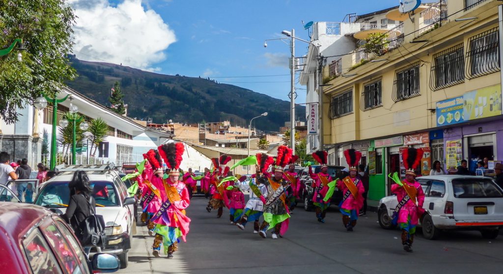 Slávnosti v Huaraze