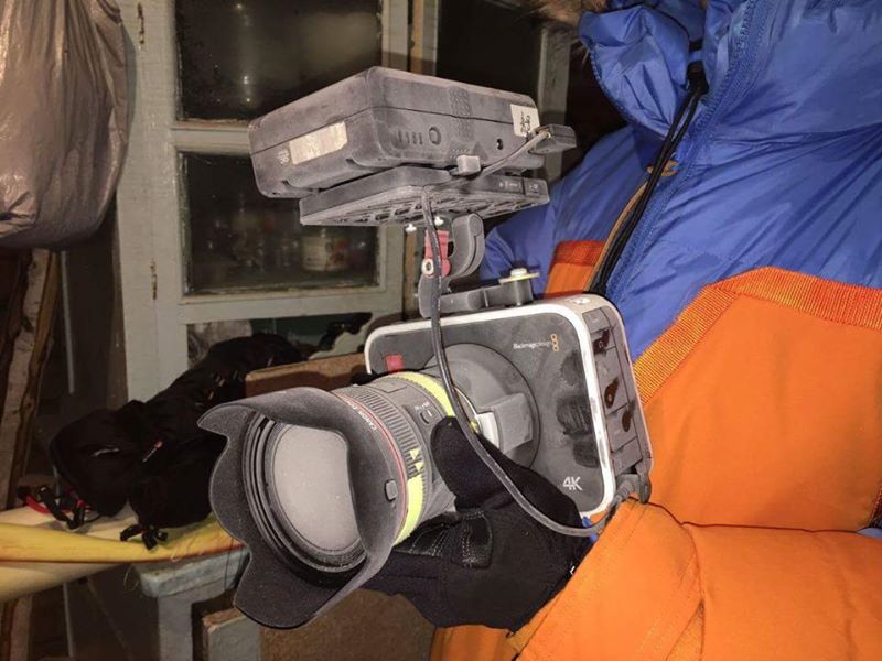 Zamrznutá kamera BlackMagic production 4K
